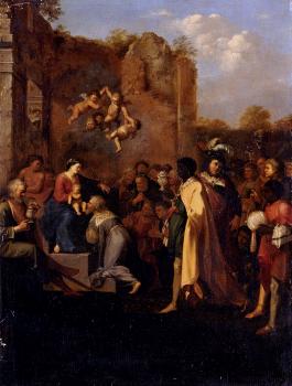 Poelenburch Cornelis Van Adoration Of The Magi